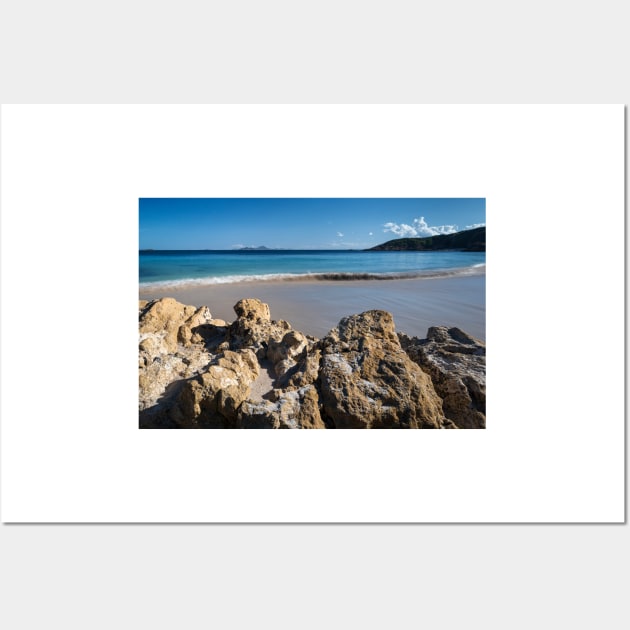 Rocks On The Beach Wall Art by Geoff79